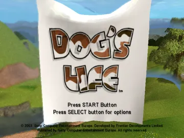 Dog's Life (Japan) screen shot title